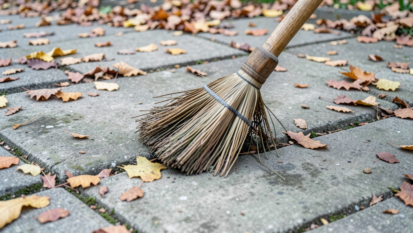 Pielęgnacja betonowych płyt na ścieżce