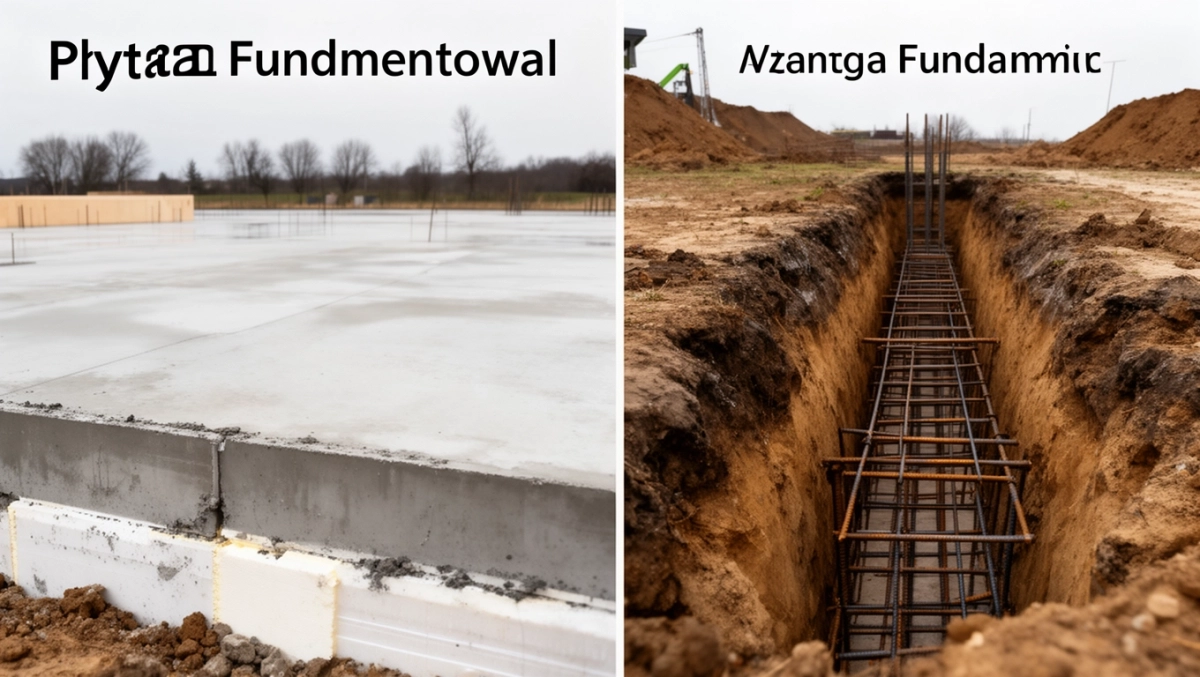 płyta fundamentowa a fundament