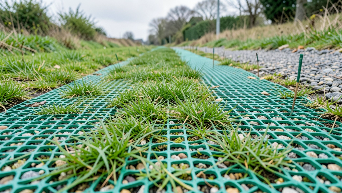 Płyty ażurowe na tani podjazd bez kostki