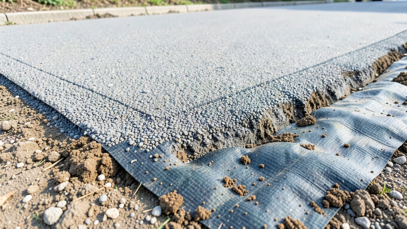 Podbudowa pod płyty wielkoformatowe na podjazd