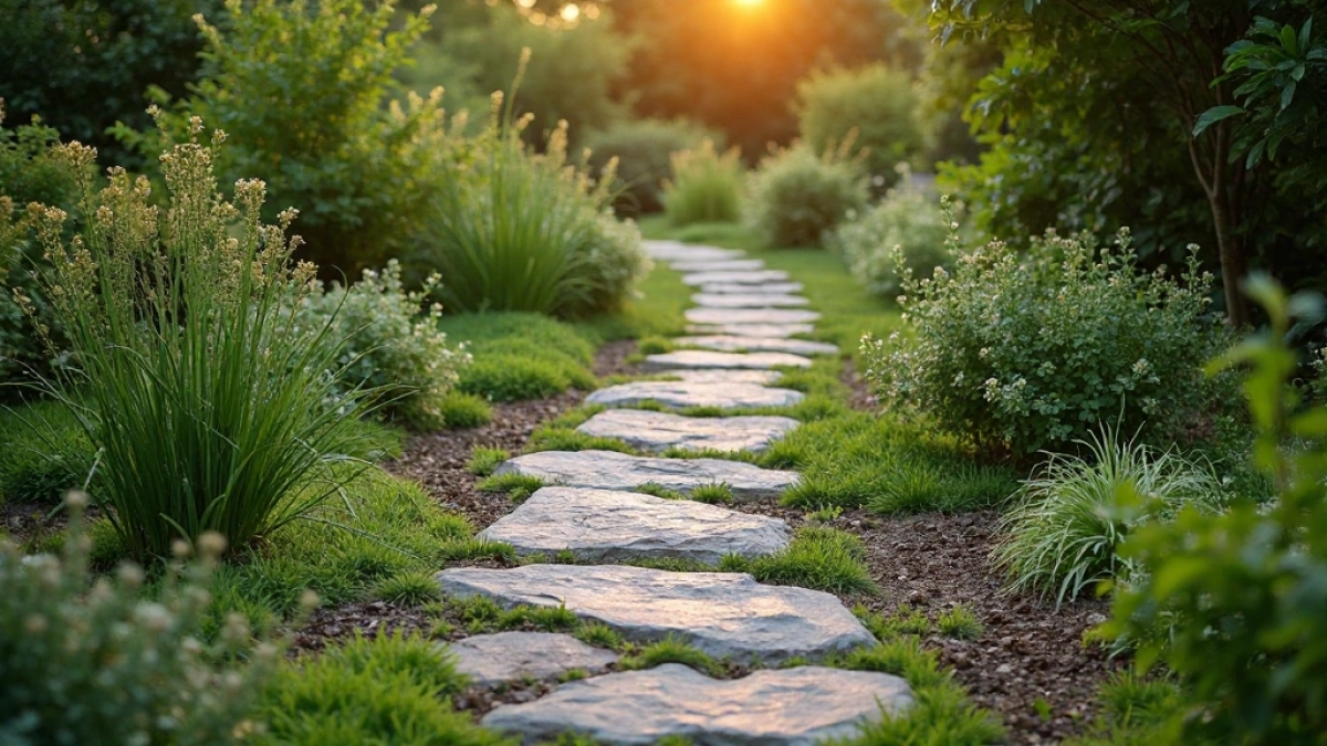 Podjazd z kamienia polnego