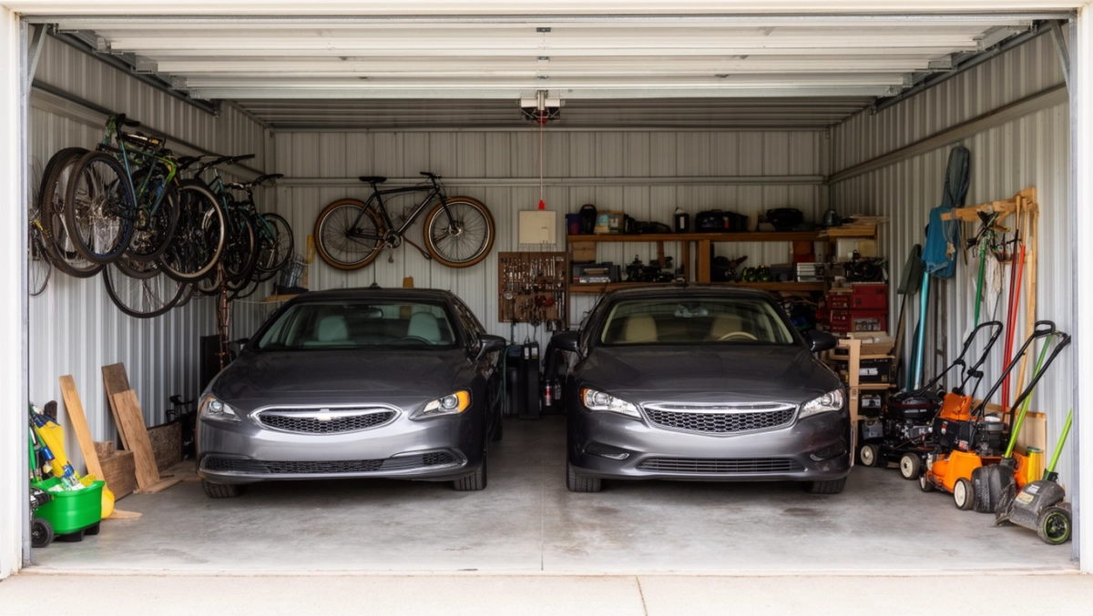 Projekt garażu blaszanego 7x5