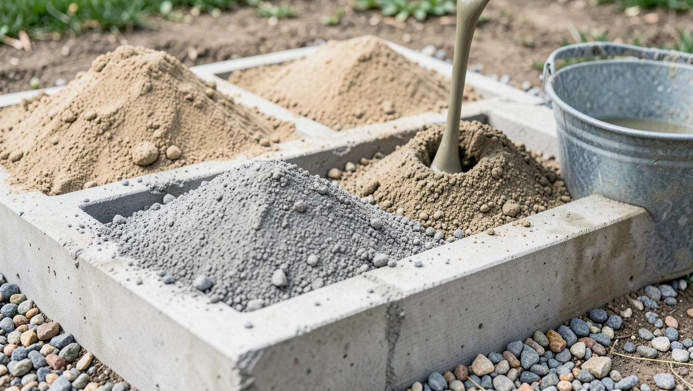 Proporcje betonu na płyty do ogrodu