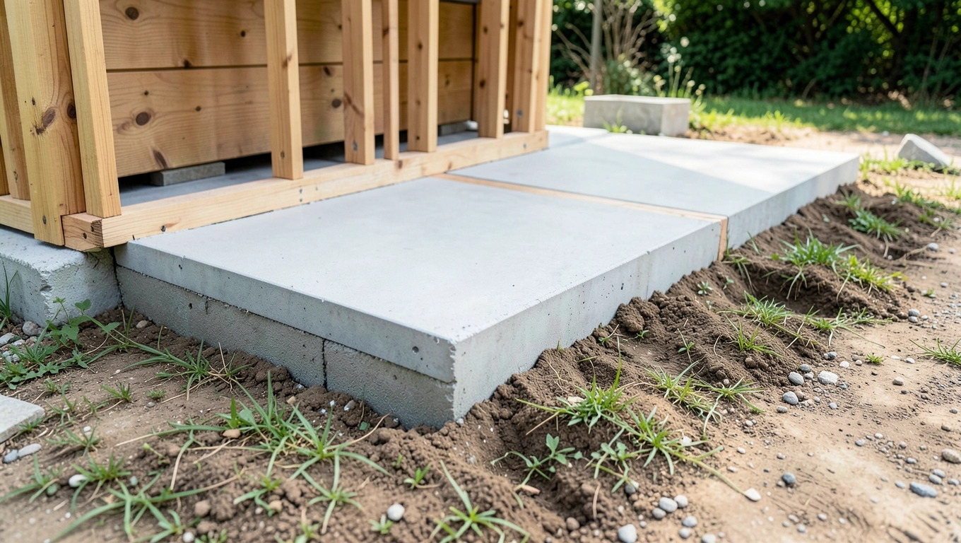 Przygotowanie form na płyty betonowe