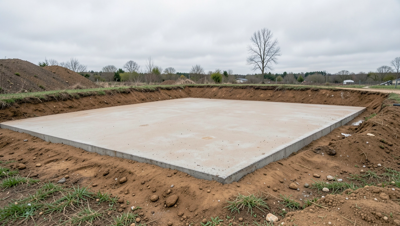 Przygotowanie terenu pod płyty betonowe