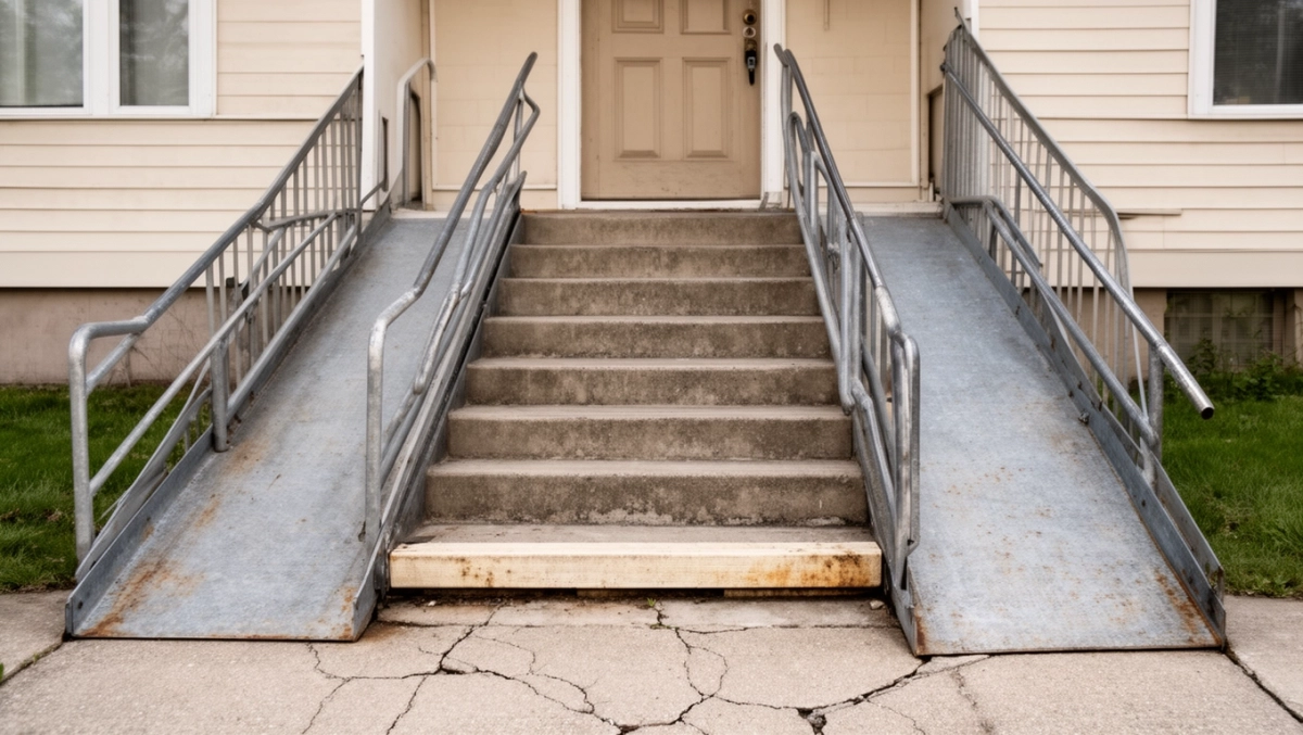 rampa podjazdowa na schody