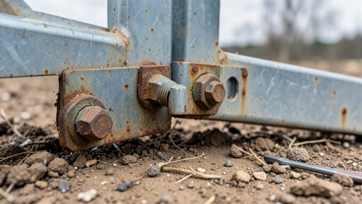 regulacja zawiasów bramy dwuskrzydłowej