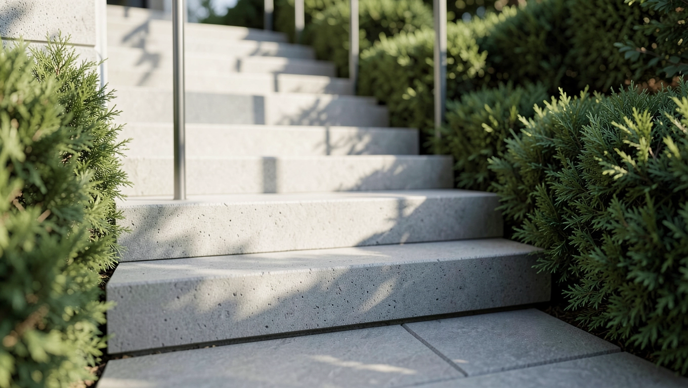 schody z płyt betonowych