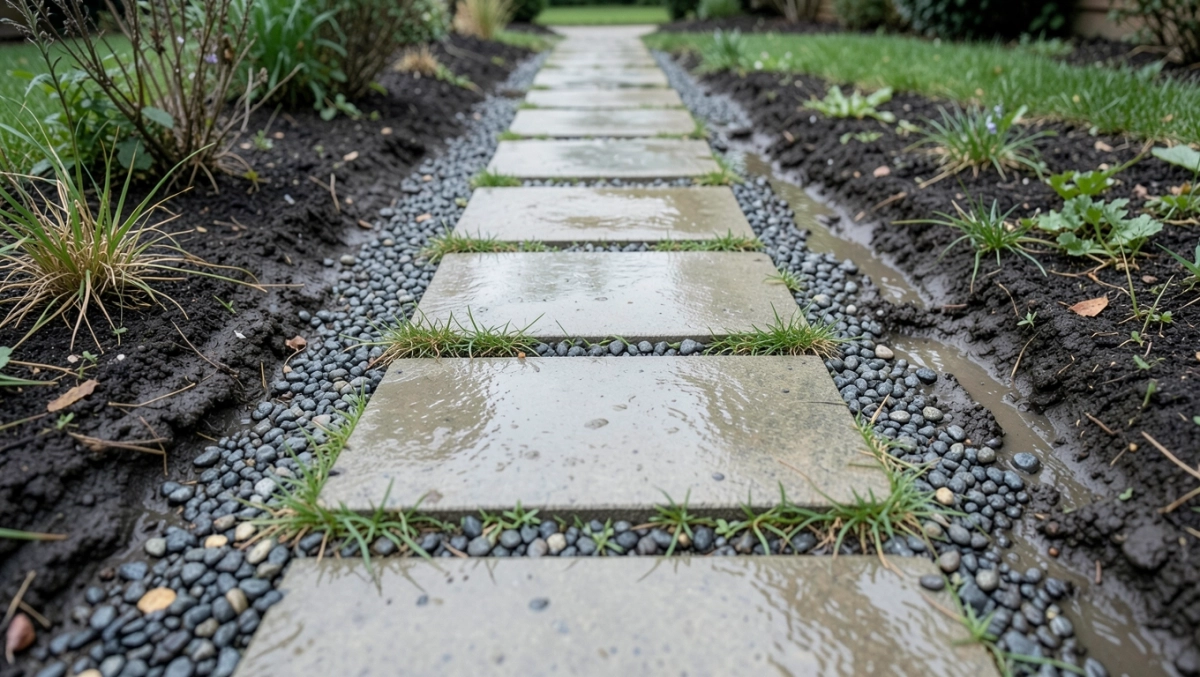 Ścieżka z płyt betonowych jak zrobić