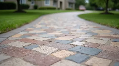 beton ozdobny na podjazd