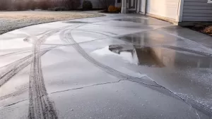 beton zacierany na podjazd