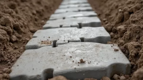 betonowe płyty na drogę