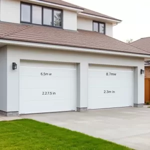 Brama garażowa dwustanowiskowa wymiary