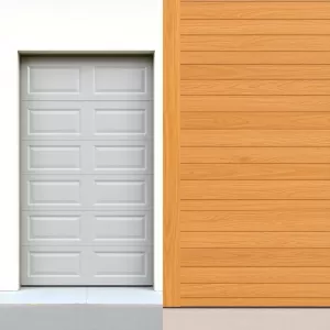 Brama garażowa okleina czy malowana