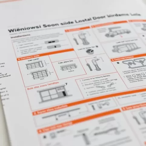 Brama segmentowa Wiśniowski Instrukcja montażu