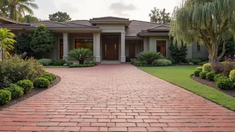 Bruk klinkierowy na podjazd