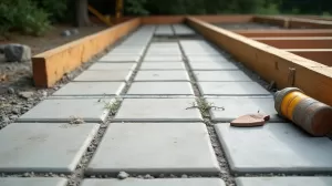 budowa tarasu z płyt betonowych