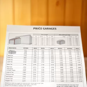 Cennik Garaży Blaszanych