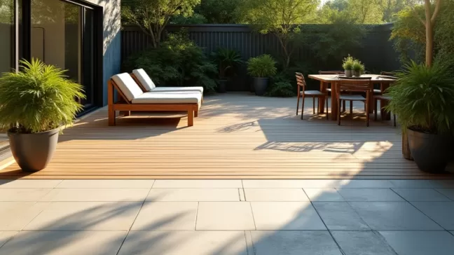 Co położyć na taras betonowy zamiast płytek