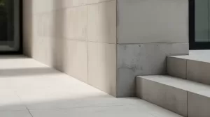 cokół z płytek betonowych