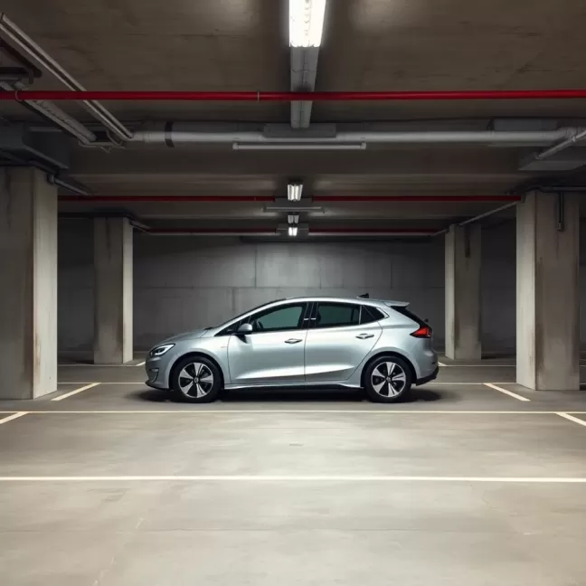 Czy auto elektryczne można parkować w garażu podziemnym