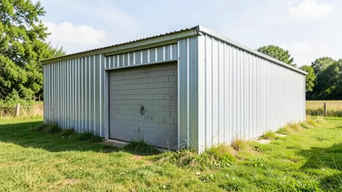 czy garaż blaszany do 35 m trzeba zgłaszać