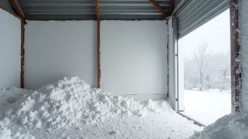 czy garaż blaszany można ocieplić styropianem