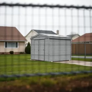 Czy można postawić garaż blaszany w granicy działki