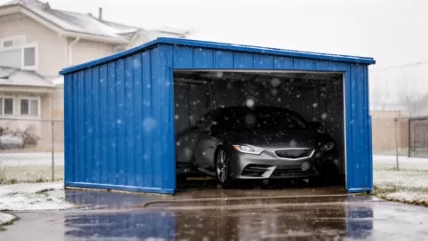 czy na garaz blaszany potrzebne pozwolenie