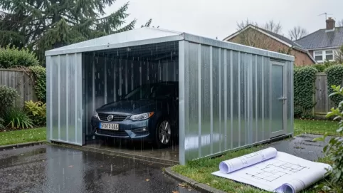 czy na garaż blaszany trzeba mieć zezwolenie