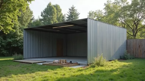 czy trzeba zgłaszać postawienie garażu blaszanego