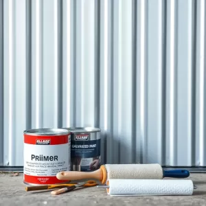 Czym pomalować garaż blaszany ocynkowany