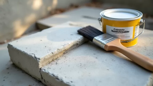 czym pomalować płyty betonowe