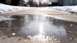 czym posypać podjazd