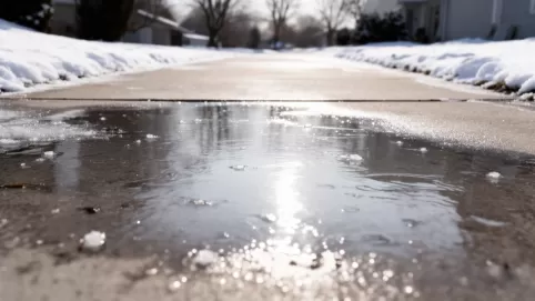 czym posypać podjazd