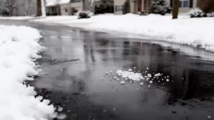 czym posypać podjazd zimą