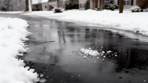 czym posypać podjazd zimą