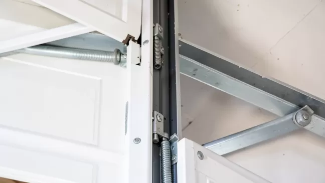 Demontaż bramy garażowej