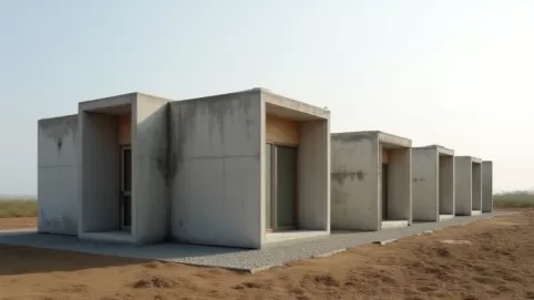 domy z płyt betonowych