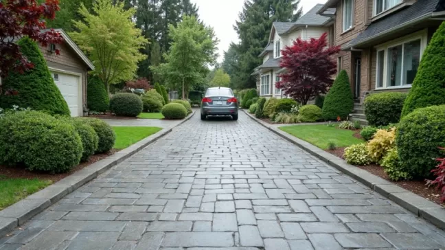 Duża kostka na podjazd