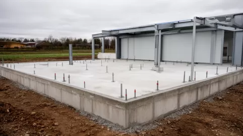 fundament pod garaż z płyty warstwowej