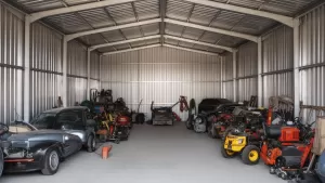 garaż blaszany 12x11