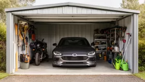 garaż blaszany 3x11