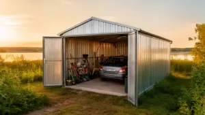 garaż blaszany 4x6 z montażem warmińsko mazurskie