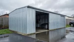 garaż blaszany 5x7 cena