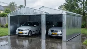 garaż blaszany 6x6 ocynk