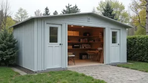 Garaż blaszany cena z montażem 4x6