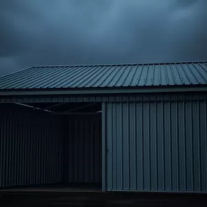 Garaż blaszany z montażem