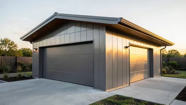 Garaż na wymiar z płyty warstwowej