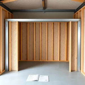 Garaż z płyty warstwowej do samodzielnego montażu